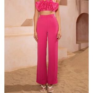 Eliya The Label Ida Pants in Hot Pink